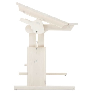 Schreibtisch höhenverstellbar+neigbar Lifetime whitewash