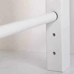 Schreibtisch ZIGGY de Breuyn aus massiver Buche in Ausführung weiß-Eiche