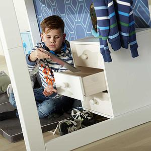 Schubladen für Schubladenelement 2 Stk. Lifetime whitewash