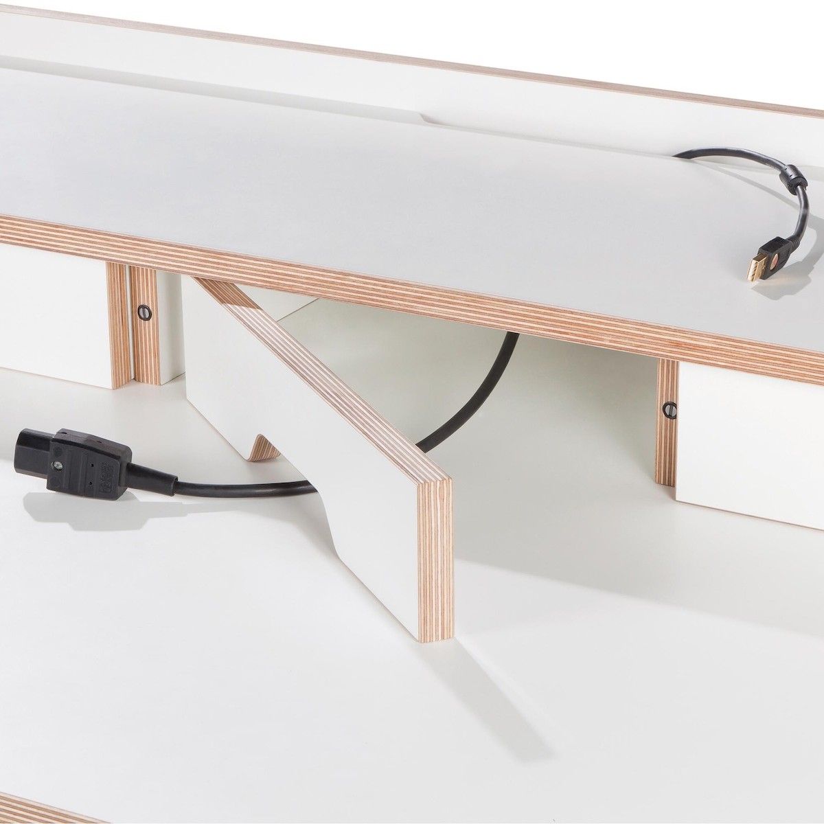 Sekretärin PLANE Müller Small Living weiß