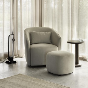 Sessel SWIVEL & GLIDING GOMI Quax Mohair beige