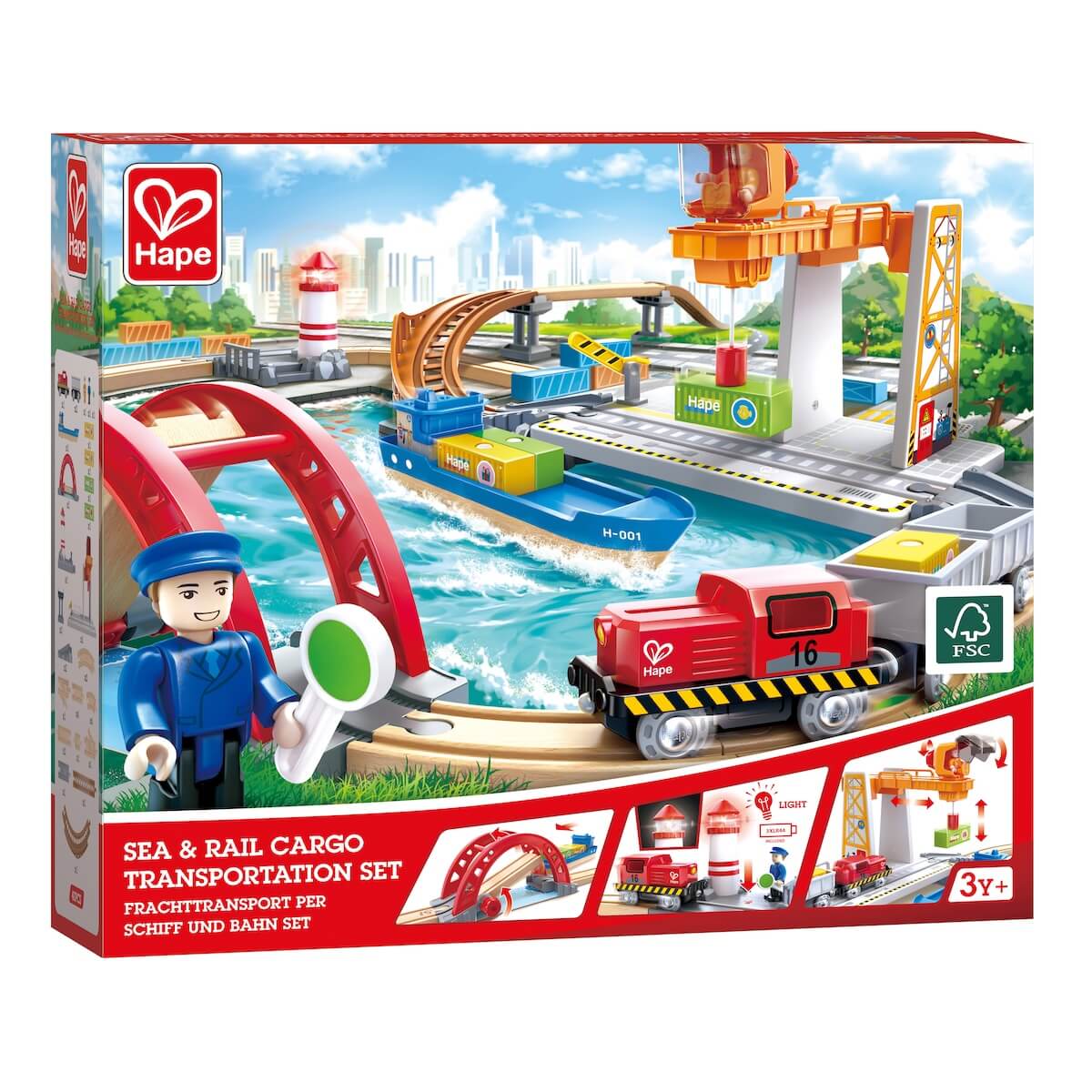 Set de carga marítima y ferroviaria Hape
