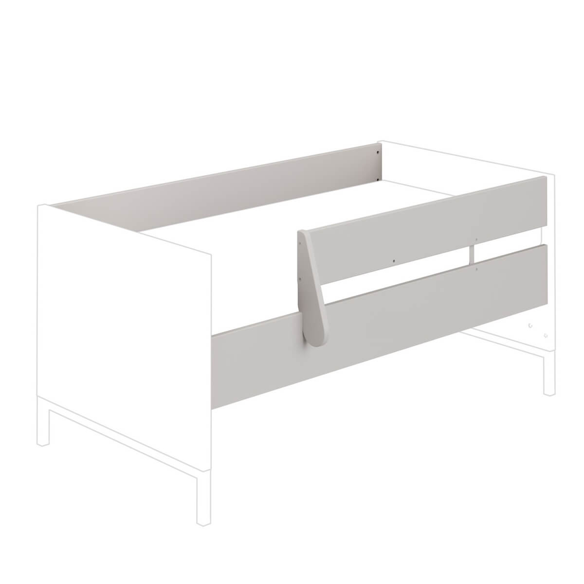 Sicherheitskit 70x140cm, Graugrün BENNE Paidi Grau Manhattan