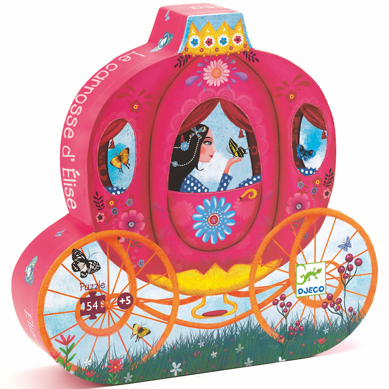 Silhouetten-Puzzle-54Stück LE CARROSSE D'ELIS Djeco