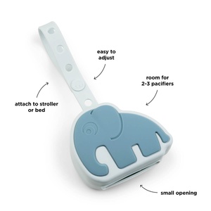 Silikon Schnullerbeutel Elphee Blue Done by Deer