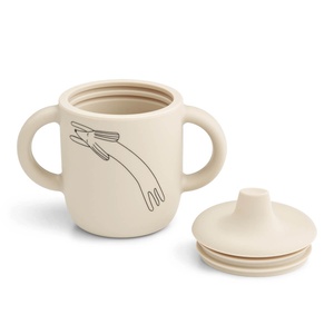 Silikonbecher NEIL Liewood Dog sandy