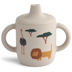 Silikonbecher NEIL Liewood Safari sandy mix