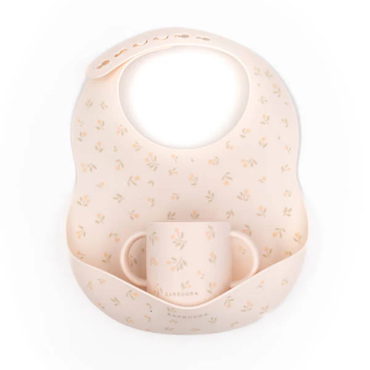 Silikonlätzchen mit Cup Tulpen Bamboom