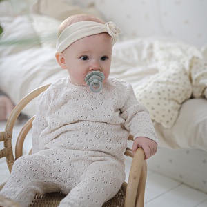 Silikonschnuller 3M+ BINKY BLOOM Elodie mineral green