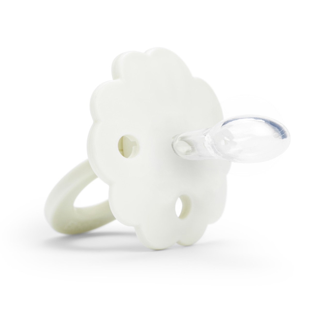 Silikonschnuller 3M+ BINKY BLOOM Elodie vanilla white