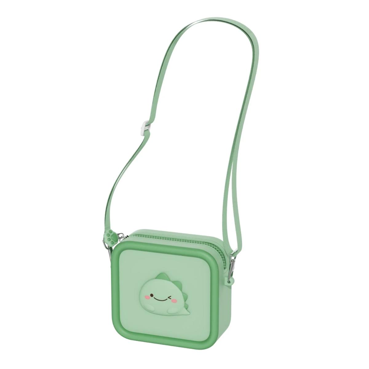 Silikontasche DINO GREEN Zoofamily