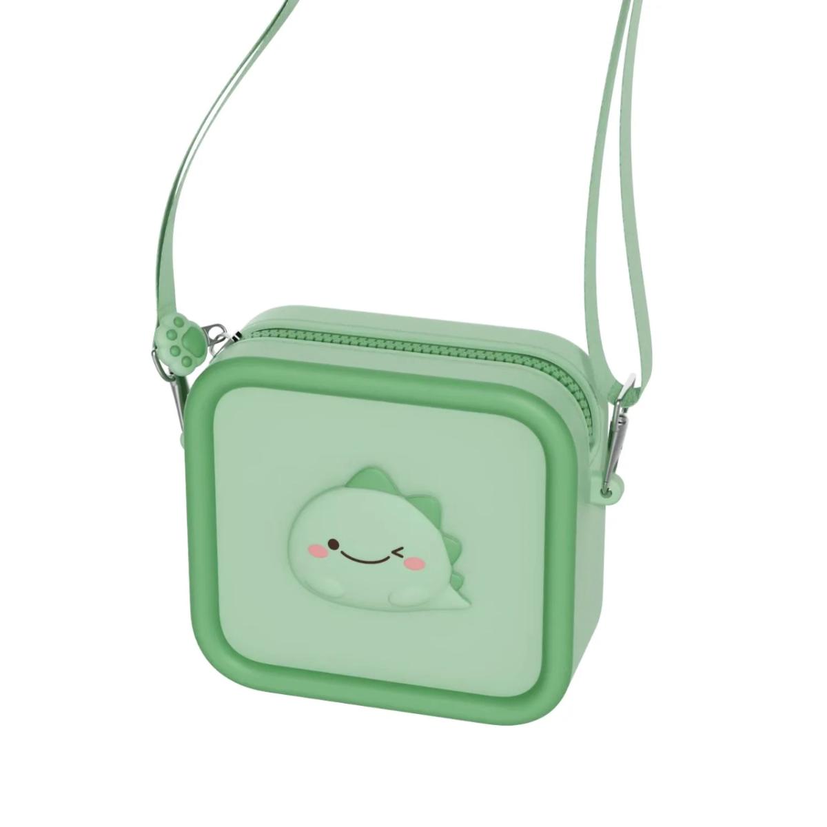 Silikontasche DINO GREEN Zoofamily