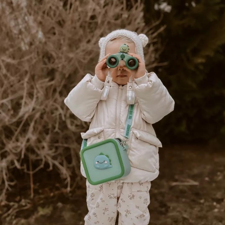 Silikontasche DINO GREEN Zoofamily