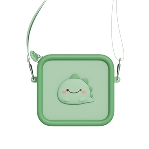 Silikontasche DINO GREEN Zoofamily