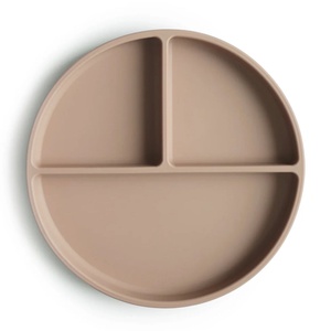 Silikonteller Mushie Natural