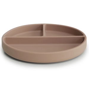 Silikonteller Mushie Natural