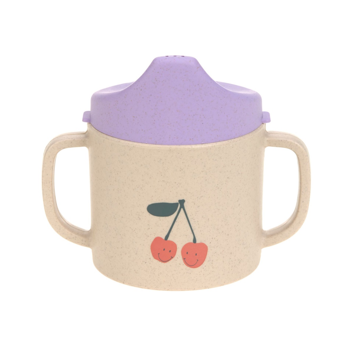 Sippy Cup PP/Zellulose Happy Fruits Cherry Laessig