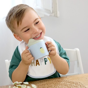 Sippy Cup PP/Zellulose Happy Fruits Lemon Laessig