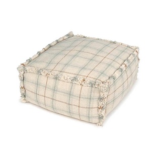 Sitzkissen 40x40x20cm HANDLOOM Wouf wouf Lorena Canals blue sage