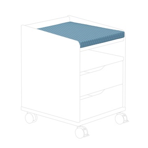 SITZKISSEN ROLLCONT. HELLBLAU DIEGO Schreibtische Paidi 