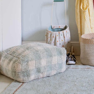 Sitzsack LITTLE CHEF Lorena Canals Vichy-Blue Sage