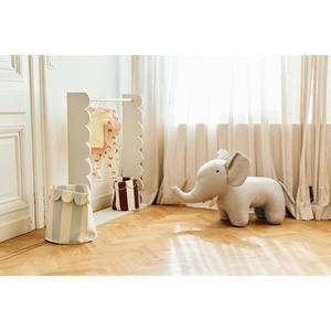 Sitzsack Plüsch ELEPHANT linen grey Childhome