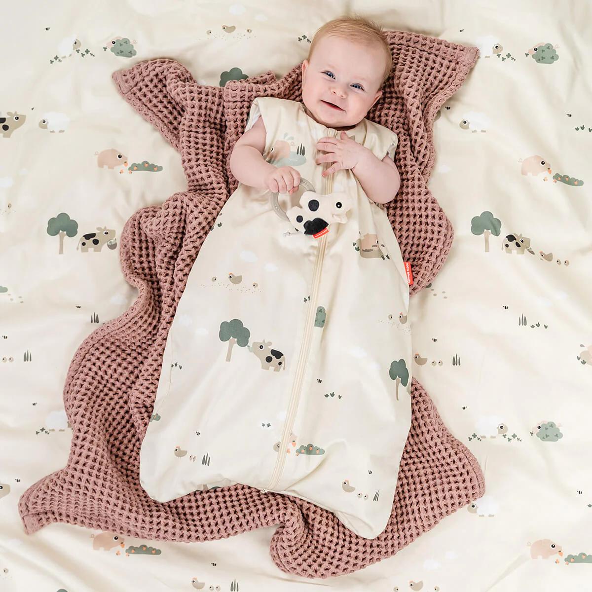 Sleepy bag TOG 2.5 Tiny farm 70cm Done by deer Sand