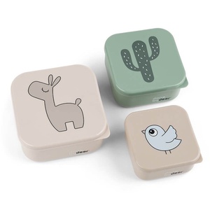 Snackbox Set 3St. LALEE Done by Deer Sand mix