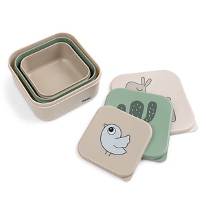 Snackbox Set 3St. LALEE Done by Deer Sand mix