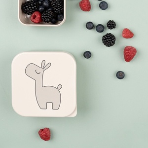 Snackbox Set 3St. LALEE Done by Deer Sand mix