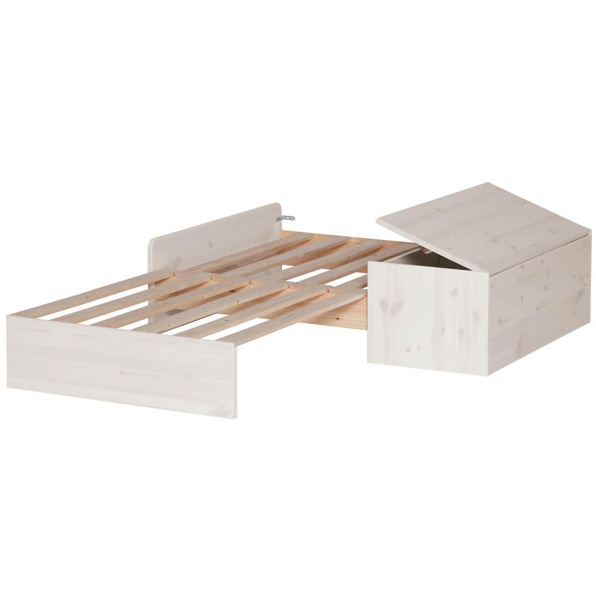 Sofabett mit Bettkasten CLASSIC by Flexa whitewash