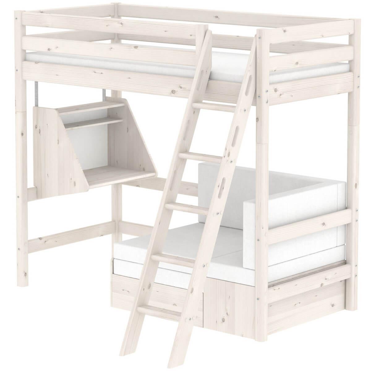 Sofabett mit Bettkasten CLASSIC by Flexa whitewash