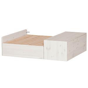 Sofabett mit Bettkasten CLASSIC by Flexa whitewash