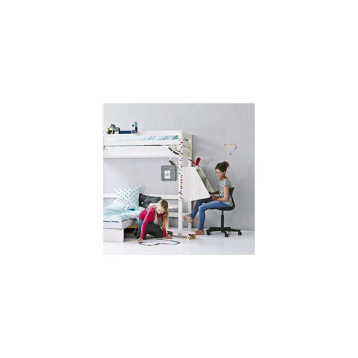 Sofabett mit Bettkasten für Hochbett WHITE by Flexa weiß
