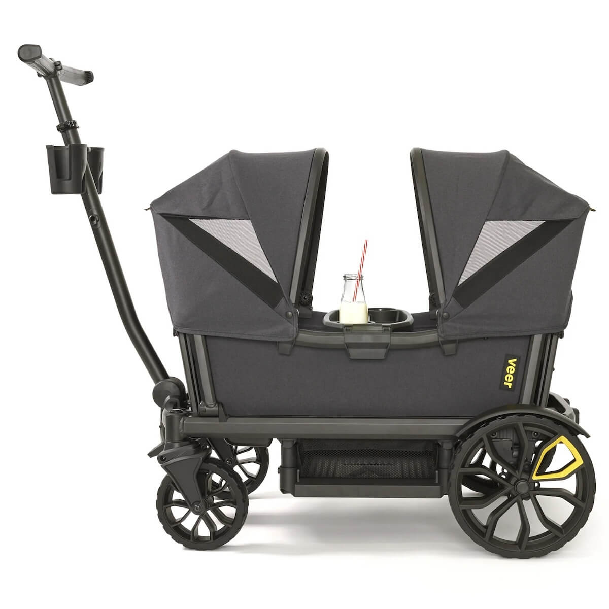 Sonnenhaube Veer dunkelgrau schwarz