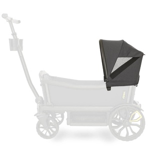 Sonnenhaube Veer dunkelgrau schwarz