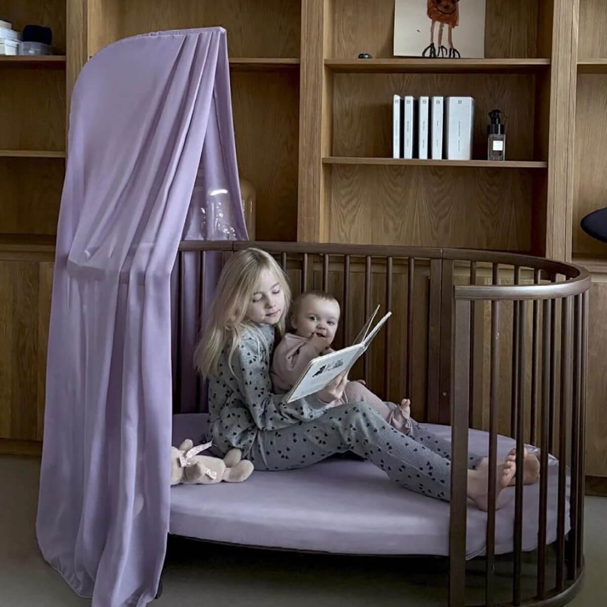 Spannbettlaken SLEEPI V3 Stokke lavander OCS