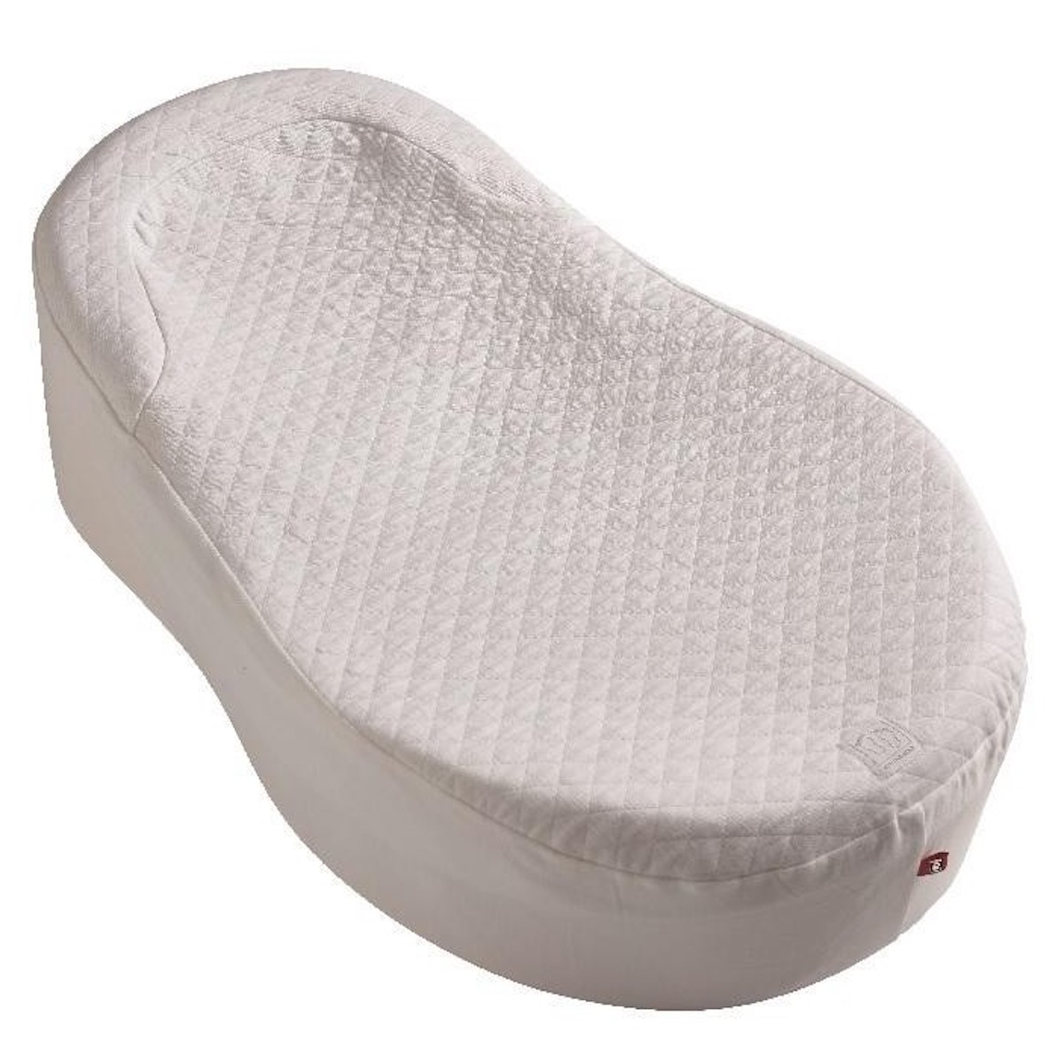 Spannbetttuch 0-3M COCOONABABY Redcastle Baumwollblüte-weiß