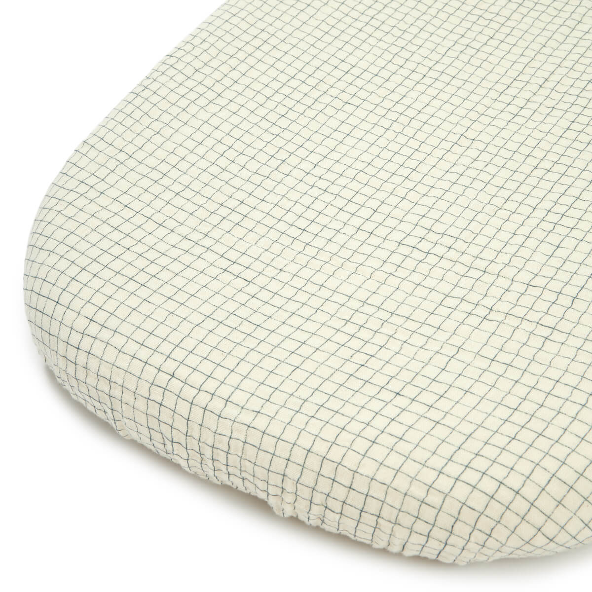 Spannbetttuch40x80cm WABI SABI Nobodinoz blue grid