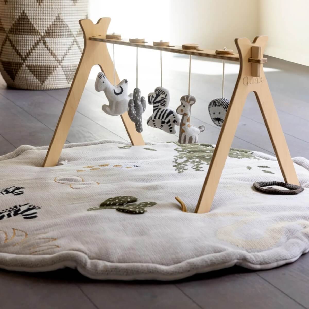 Spielteppich 120cm 3D Quax Dschungel