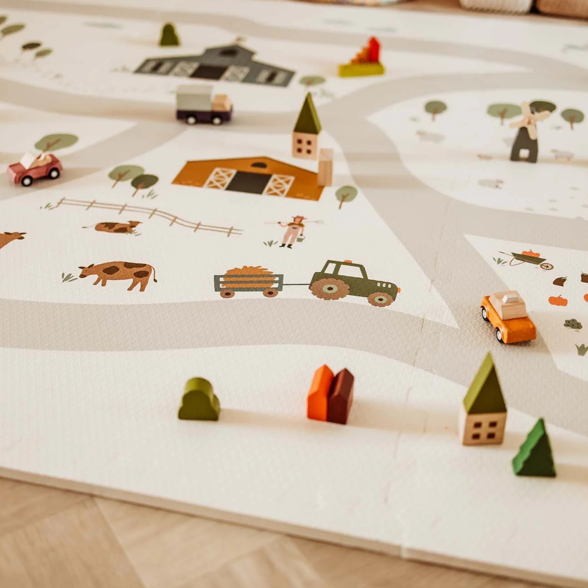 Spielteppich 120x180cm EEVAA FARM Play&go