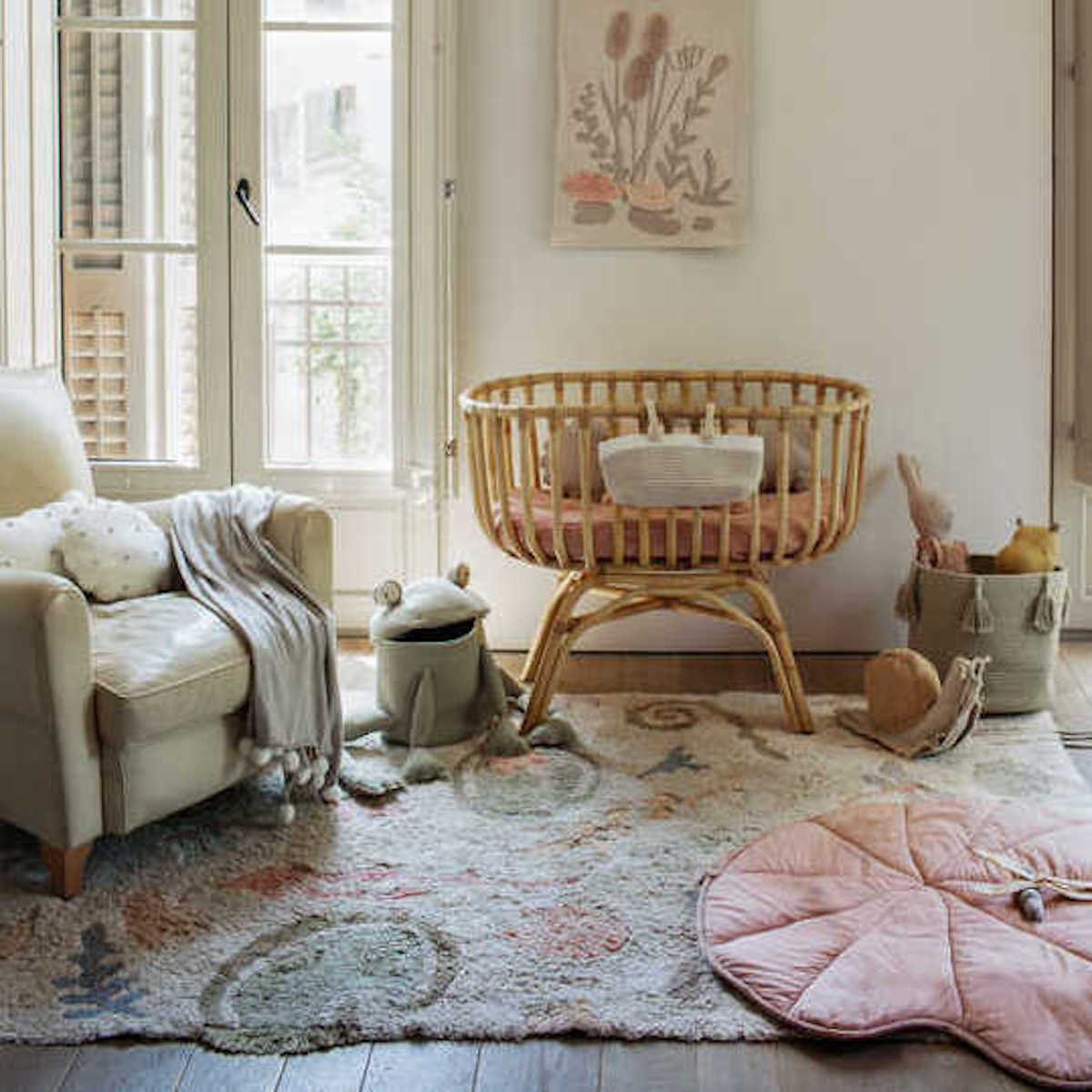 Spielteppich waschbar Lorena Canals Botanic Fantasy