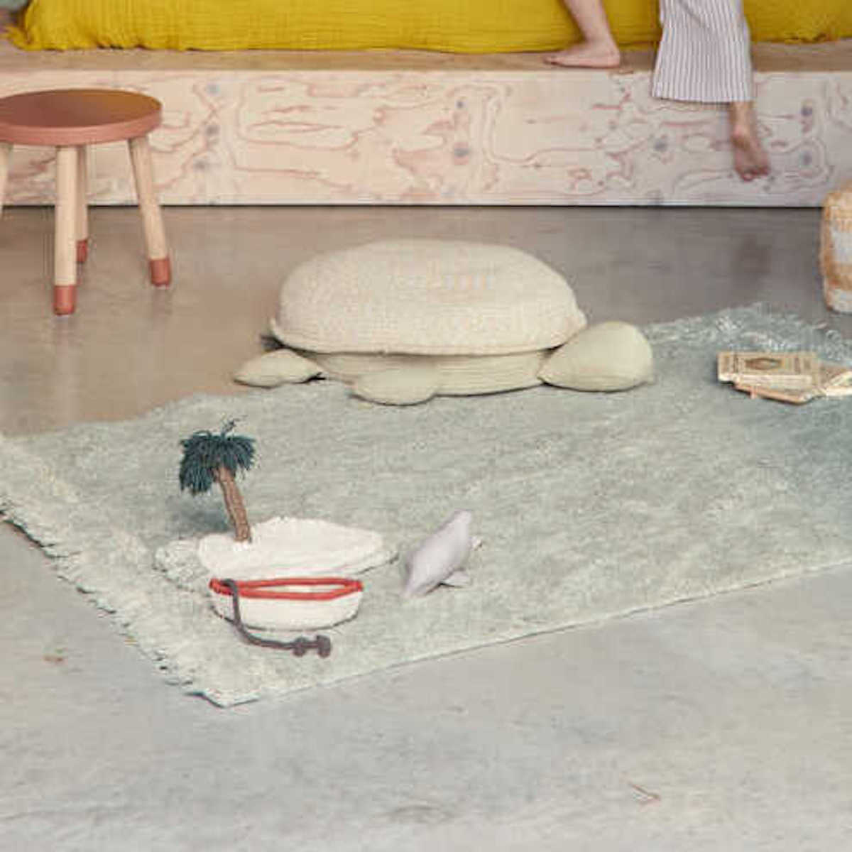 Spielteppich waschbar WAVES 90x130cm Lorena Canals