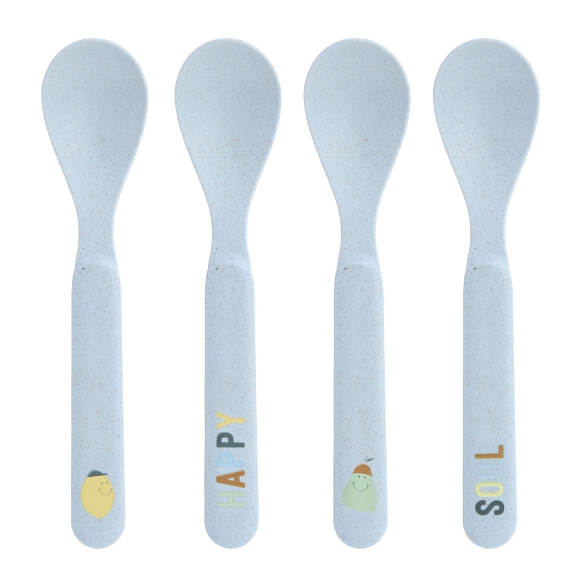 Spoon Set PP/Cellulose Happy Fruits Lemon Laessig