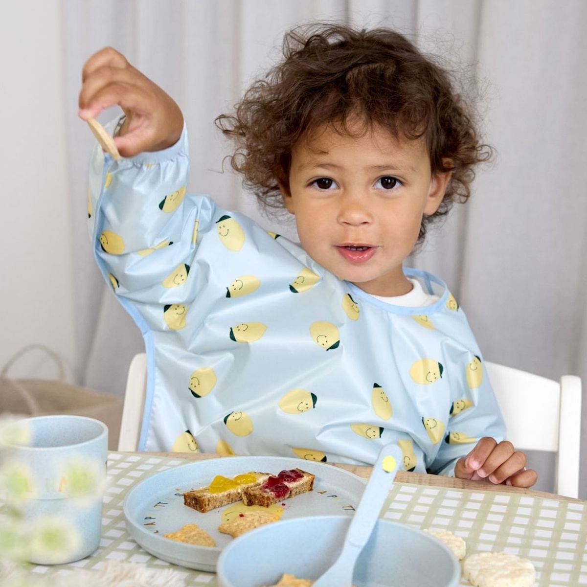 Spoon Set PP/Cellulose Happy Fruits Lemon Laessig