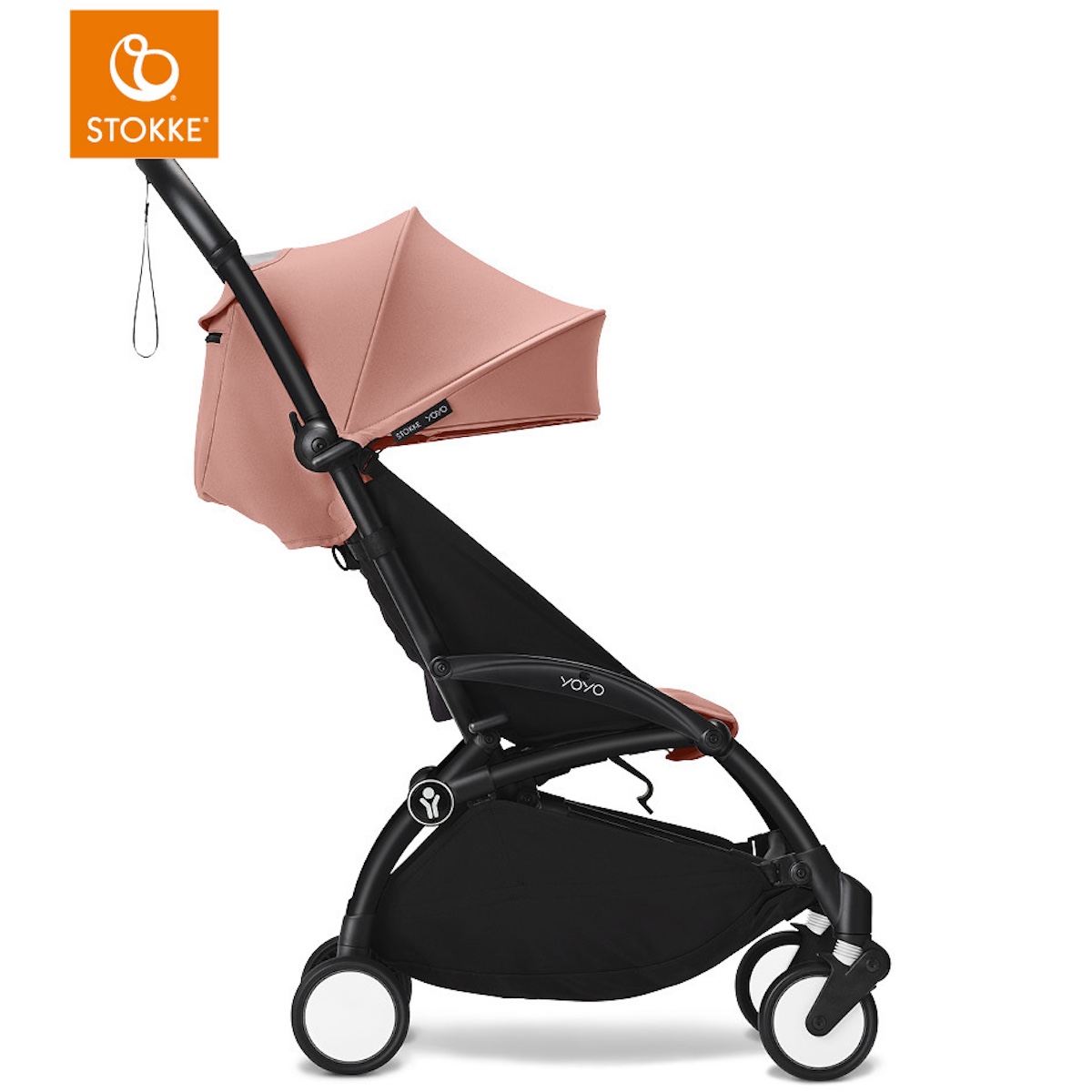 Sportwagen STOKKE YOYO 3 6+ schwarz-ginger