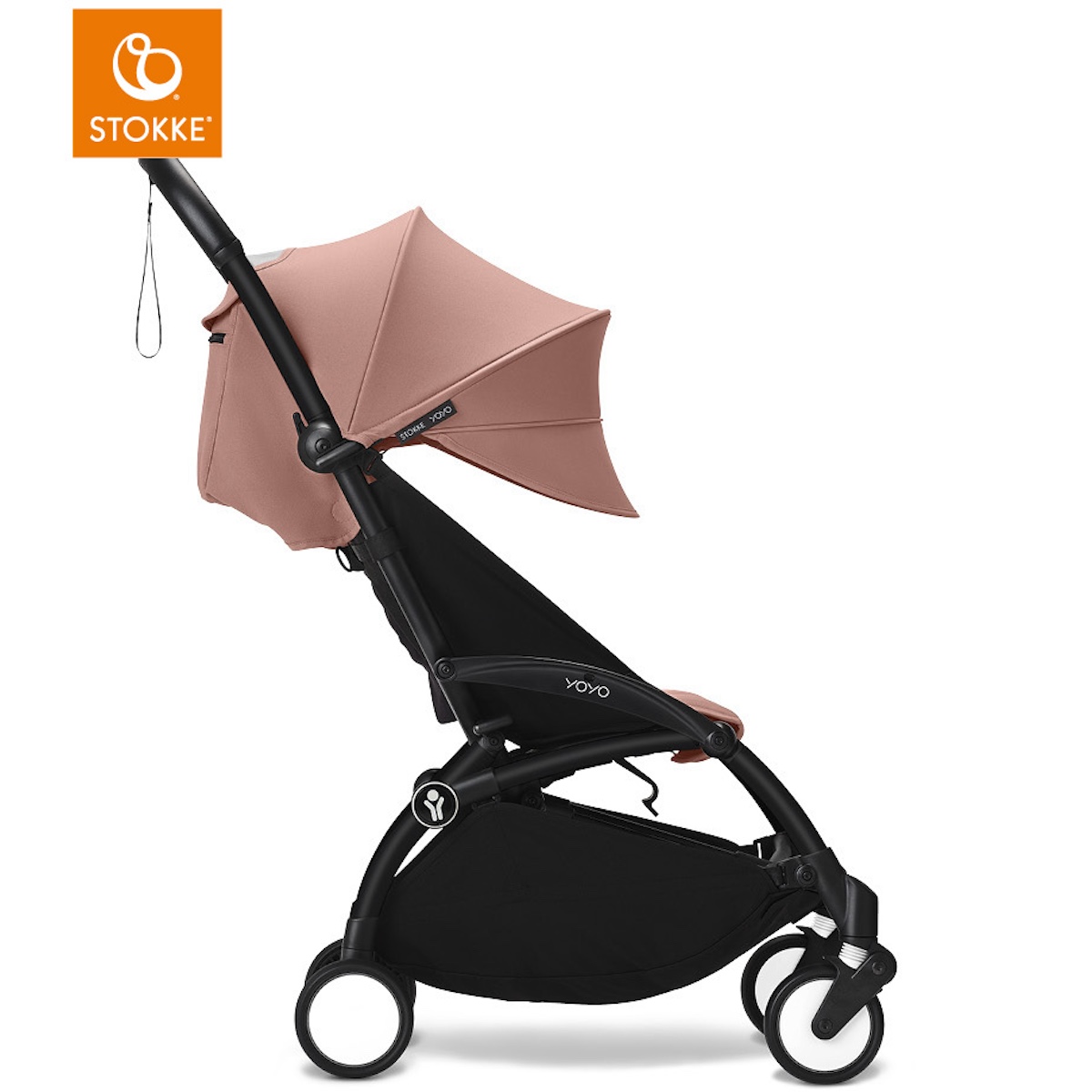 Sportwagen STOKKE YOYO 3 6+ schwarz-ginger