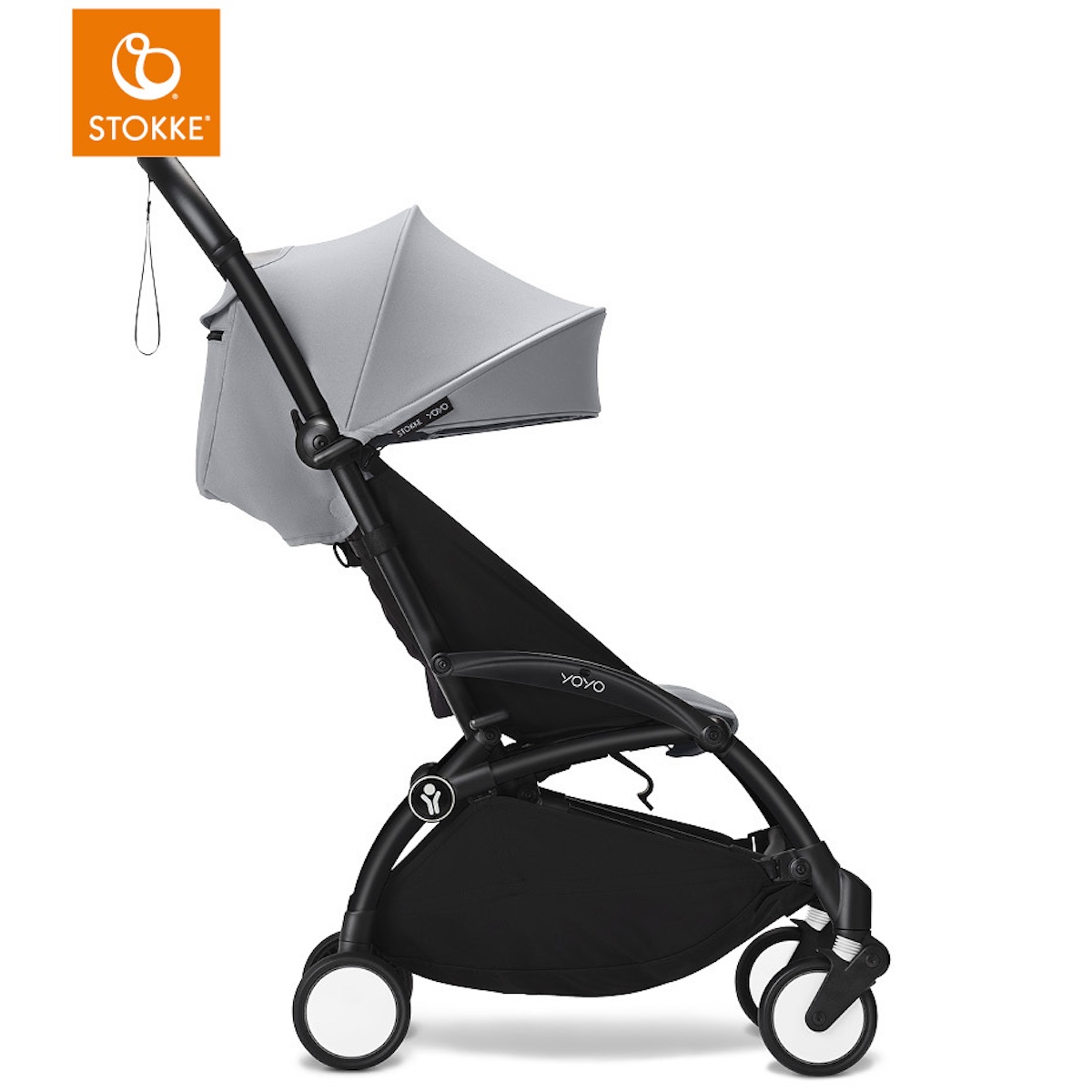 Sportwagen STOKKE YOYO 3 6+ schwarz-stone grau