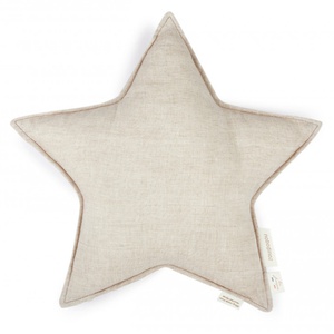 Stern Kissen LIN FRANZÖSISCH Nobodinoz Greige