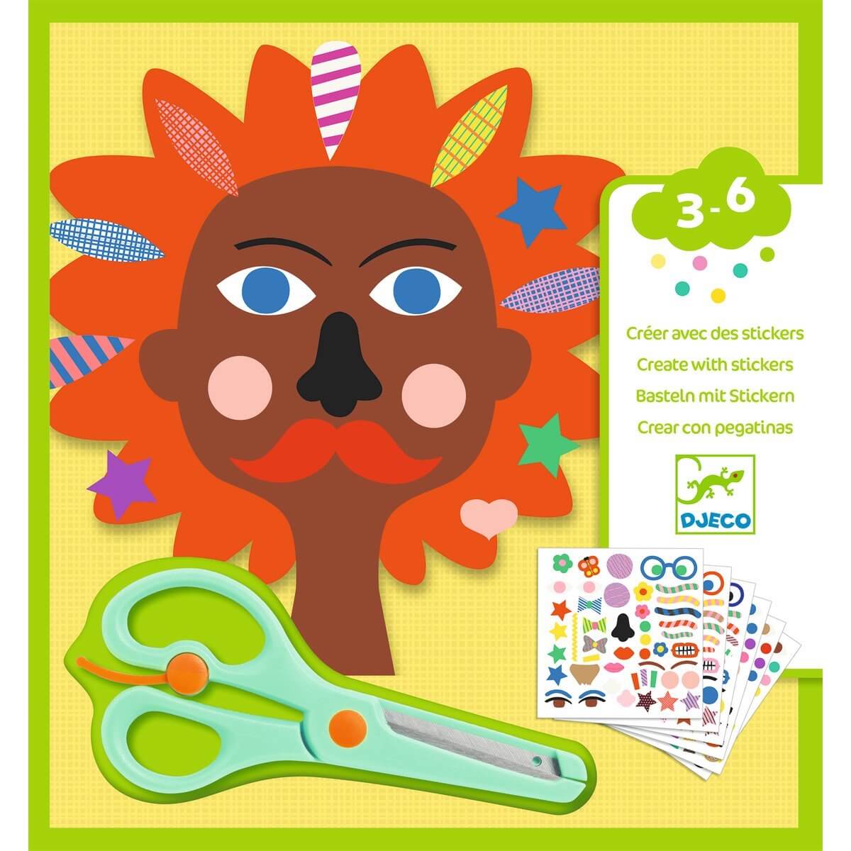 Sticker Frisuren Djeco